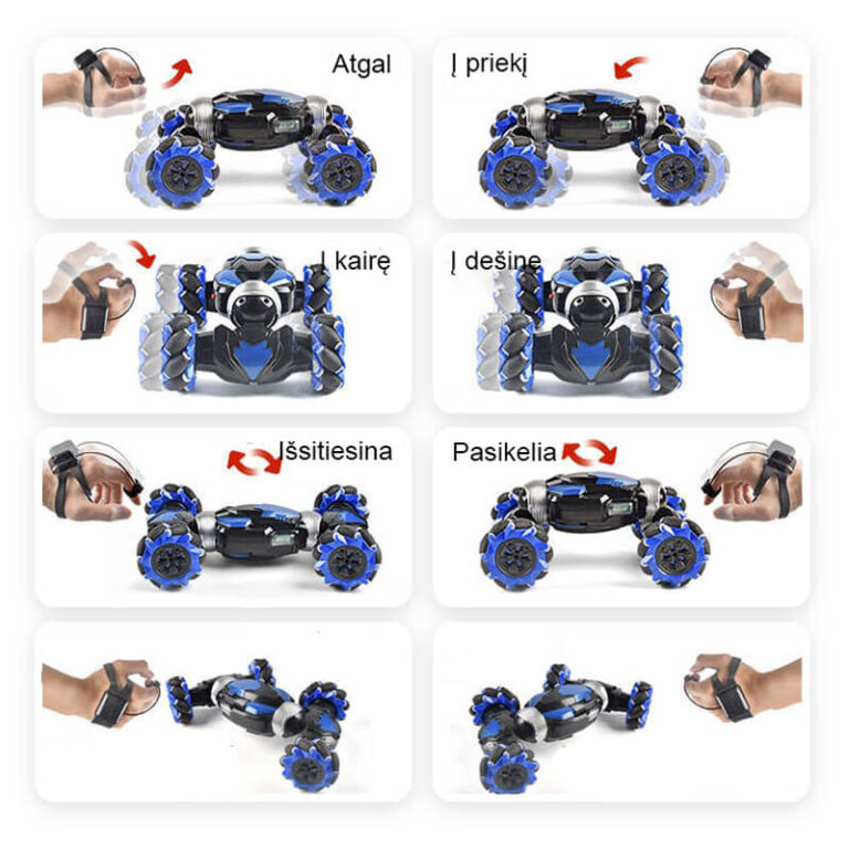 Håndbevegelseskontrollert terreng RC-bil Užsisakykite Trendai.lt 7