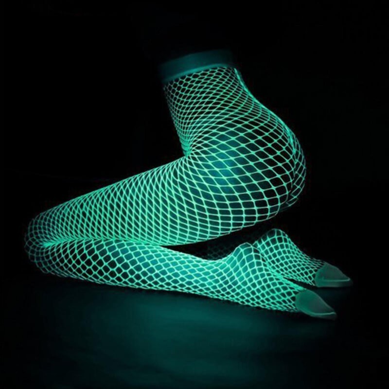 Glow in the dark nett-tights Užsisakykite Trendai.lt