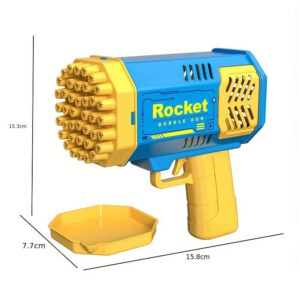 Elektrisk automatisk boblepistol, boblemaskin for barn Bazooka rakett Užsisakykite Trendai.lt 23