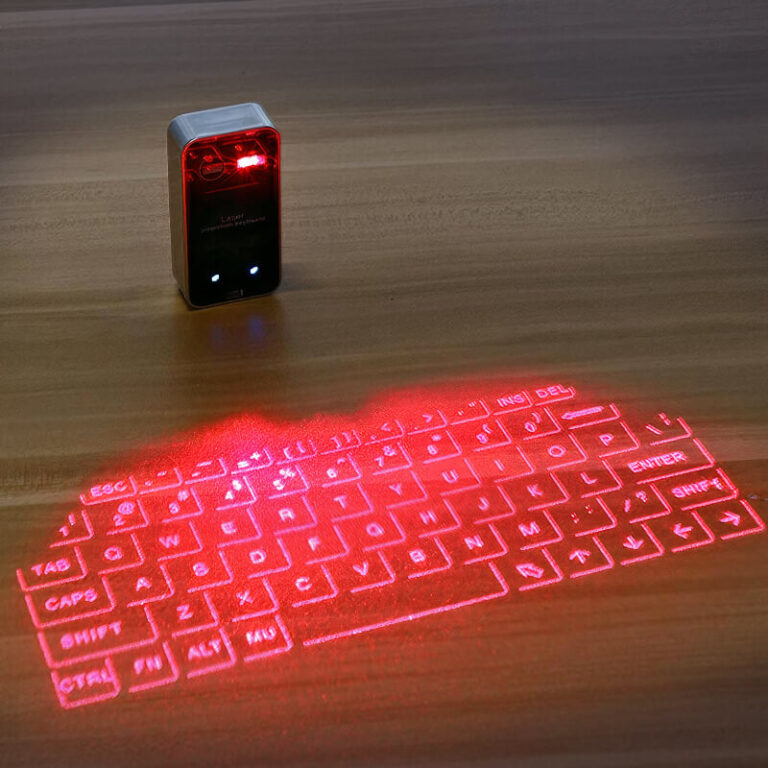 Laser trådløst tastatur for datamaskin og telefon med projektor Užsisakykite Trendai.lt 4