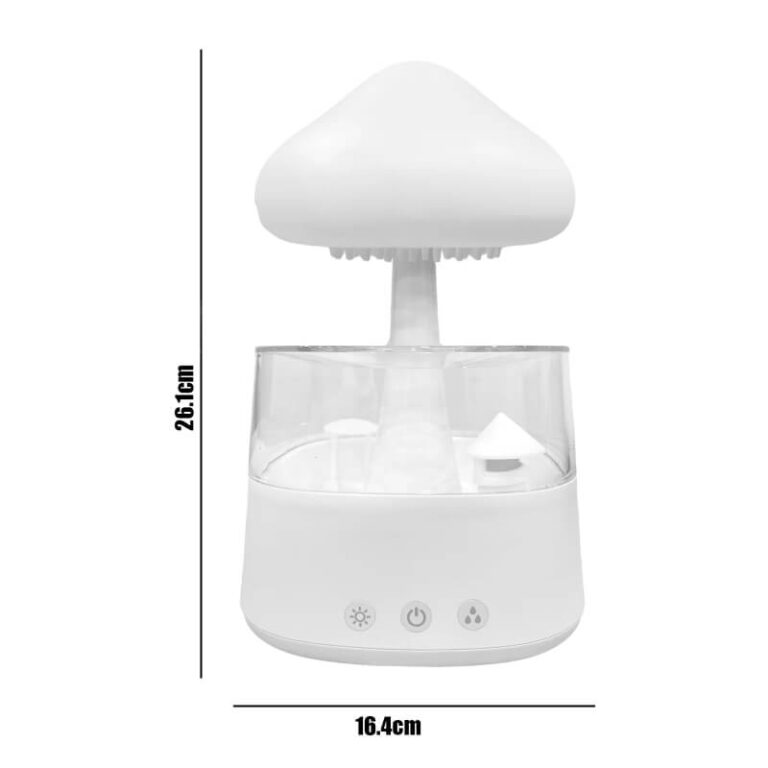 Regneffekt Essential Oil Vaporizer Luftfukter Mushroom Cloud Užsisakykite Trendai.lt 7